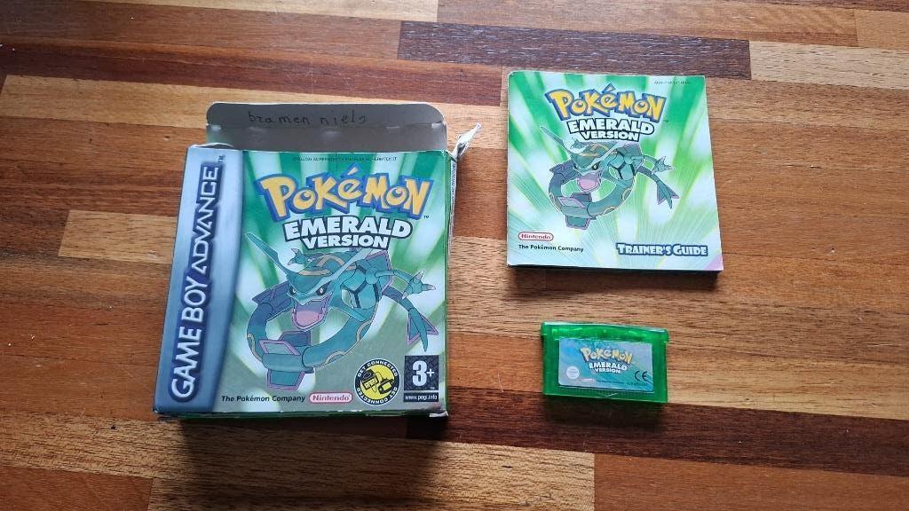 Pokémon Emerald inclusief doosje en guide, Avontuur en Actie, Gebruikt, 1 speler, Ophalen of Verzenden