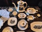 Societe ceramique servies Landschap, Antiek en Kunst, Antiek | Servies compleet, Ophalen