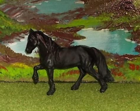 Fries paard 6 rechter voorbeen hoog, Verzamelen, Dierenverzamelingen, Nieuw, Beeldje of Figuurtje, Paard, Ophalen of Verzenden