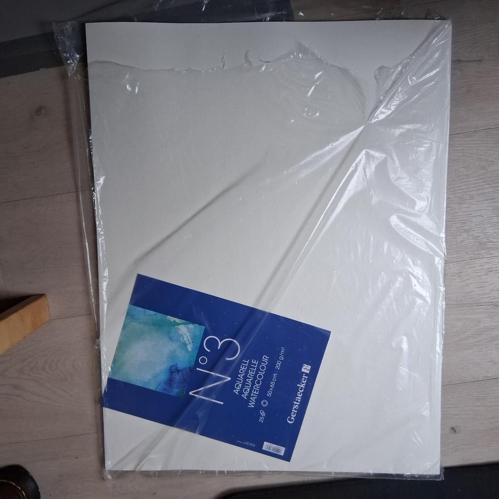 Aquarelpapier Gerstaeker 50 x 65 cm, Ophalen, Nieuw, Ezel