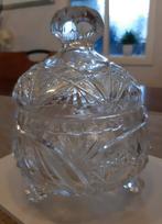 Prachtige Kristallen Bonbonnière met deksel, Ophalen of Verzenden