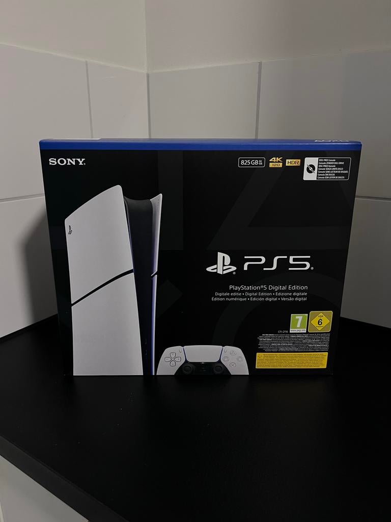 PS5 Digital Edition 825 GB, Spelcomputers en Games, Ophalen of Verzenden, Nieuw, Vanaf 7 jaar