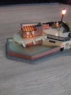 Faller B-160, stadsfontein, werkende staat, met 4 figuurtjes, Overige merken, Wisselstroom, Gebruikt, Brug, Tunnel of Gebouw