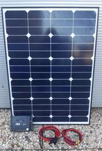 60 watt zonnepaneel met laadregelaar en aansluit kabels, Ophalen, Gebruikt