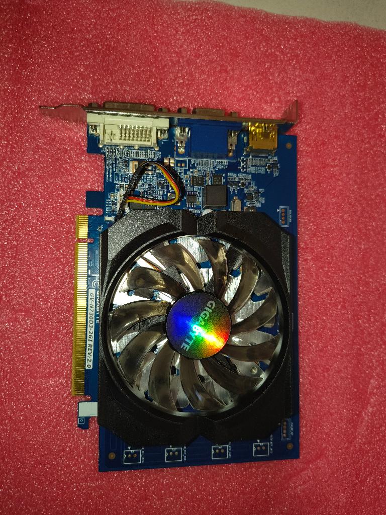 GIGABYTE NVIDIA GT730 2GB, Gebruikt, PCI-Express 2, GDDR3, HDMI