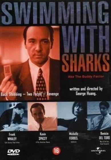 Kevin Spacey in 'Swimming With Sharks', Cd's en Dvd's, Dvd's | Drama, Zo goed als nieuw, Drama, Vanaf 12 jaar, Ophalen of Verzenden