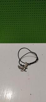 lere ketting met metale adelaar, Ophalen of Verzenden, Zilver, Overige materialen