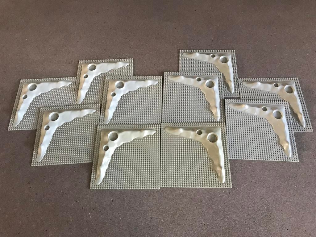 Lego space baseplate 32x32 10x, Overige thema's, Lego, Ophalen of Verzenden, Zo goed als nieuw