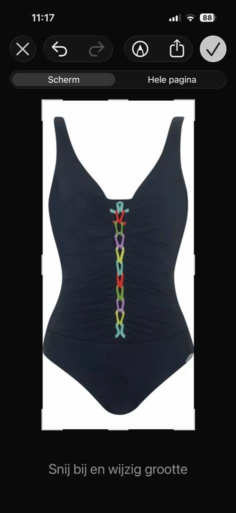 Badpak sunflair, Ophalen of Verzenden, Zo goed als nieuw, Zwart, Badpak