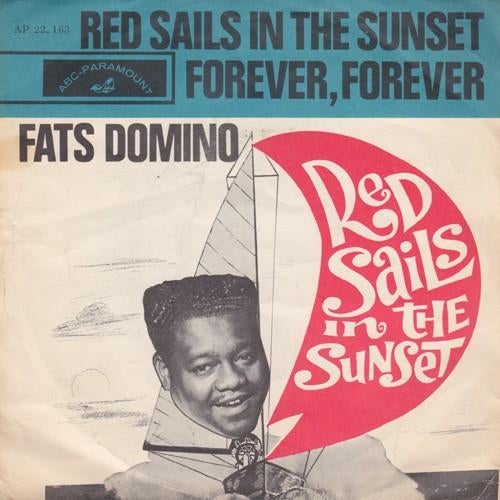 Ruil of koop Fats Domino "Red Sails In The Sunset" (1963), Cd's en Dvd's, Vinyl Singles, Gebruikt, 7 inch, Single, Ophalen of Verzenden