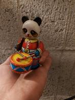 Blikken speelgoed. Panda met trommel., Ophalen of Verzenden
