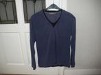 zgan mooi paars shirt met v hals staff denim maat large, Ophalen of Verzenden, Zo goed als nieuw, Maat 52/54 (L), Paars