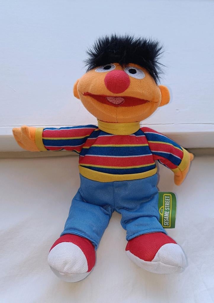 2013 GUND Ernie Sesamstraat Knuffelpop, Ophalen of Verzenden, Zo goed als nieuw, Overige typen