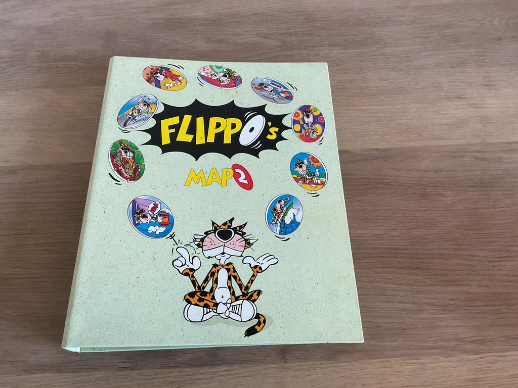 Flippo's Map 2 - Niet compleet, Verzamelen, Ophalen of Verzenden, Map, Album of Poster, Met verzamelmap(pen)