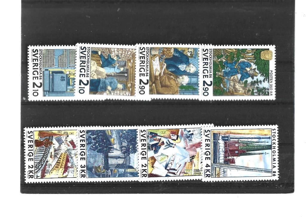 A016 ZWEDEN 2 SERIE POSTFRIS, Postzegels en Munten, Postzegels | Europa | Scandinavië, Ophalen of Verzenden, Zweden, Postfris