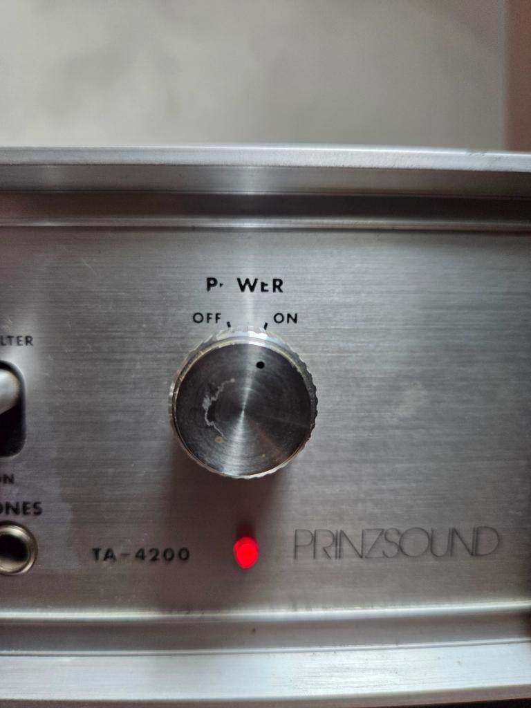 Prinzsound TA 4200 Vintage versterker, Overige merken, Ophalen of Verzenden, Zo goed als nieuw, Minder dan 60 watt
