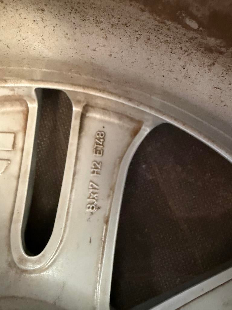 Mercedes velgen met Michelin Pilot Alpin banden, Auto-onderdelen, Banden en Velgen, Ophalen, Banden en Velgen, 17 inch, Winterbanden