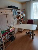 Ikea Boekenrek met Kastje en Werkblad - Compleet Bureau, Ophalen of Verzenden, 200 cm of meer, 150 tot 200 cm, 25 tot 50 cm
