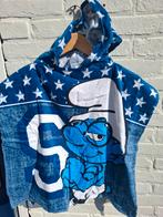 Kinder smurfen poncho 60x110 cm, Ophalen, Nieuw, Jongen of Meisje, Badponcho