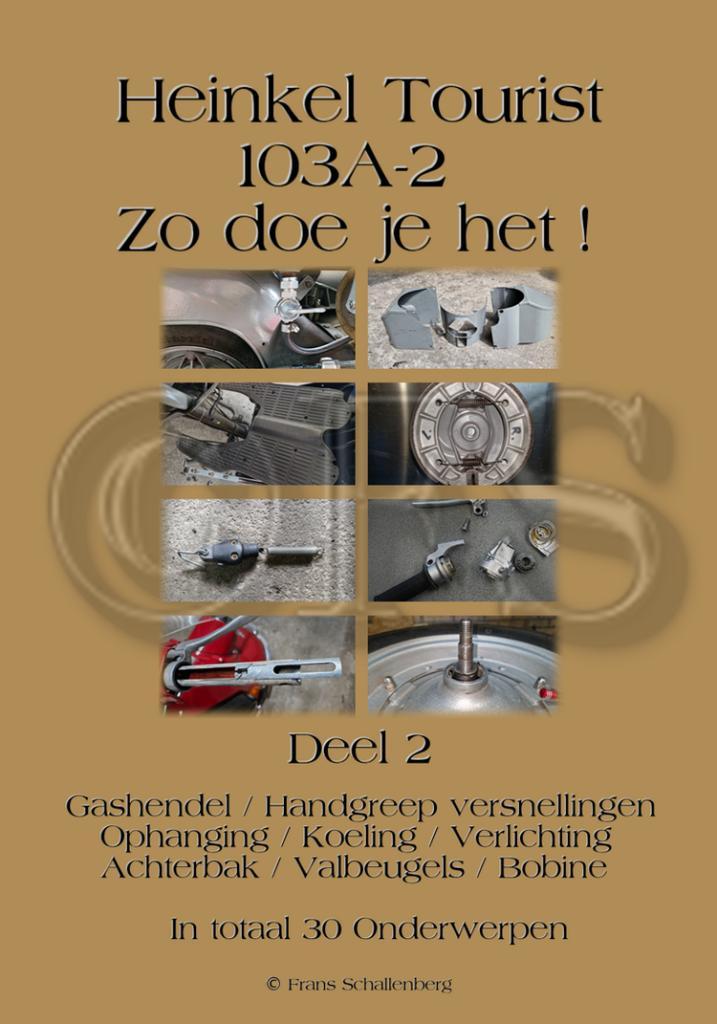 Heinkel Tourist scooter Werkplaatshandboek Deel 2, Motoren, Handleidingen en Instructieboekjes, Overige merken, Verzenden