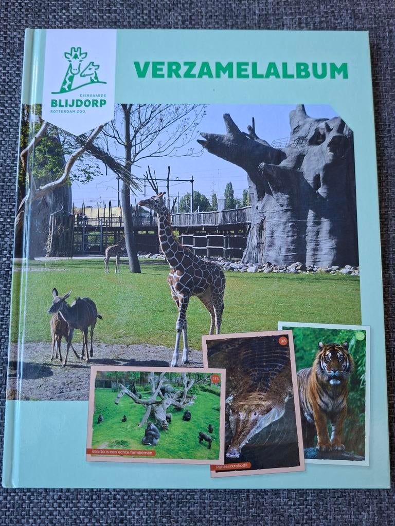 Verzamelalbum diergaarde Blijdorp compleet, Jumbo, Ophalen of Verzenden