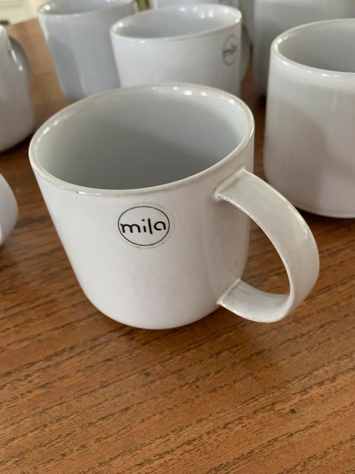 14 Nieuwe MICA decorations bekers - nooit gebruikt, Huis en Inrichting, Keuken | Servies, Nieuw, Kop(pen) en/of Schotel(s), Effen