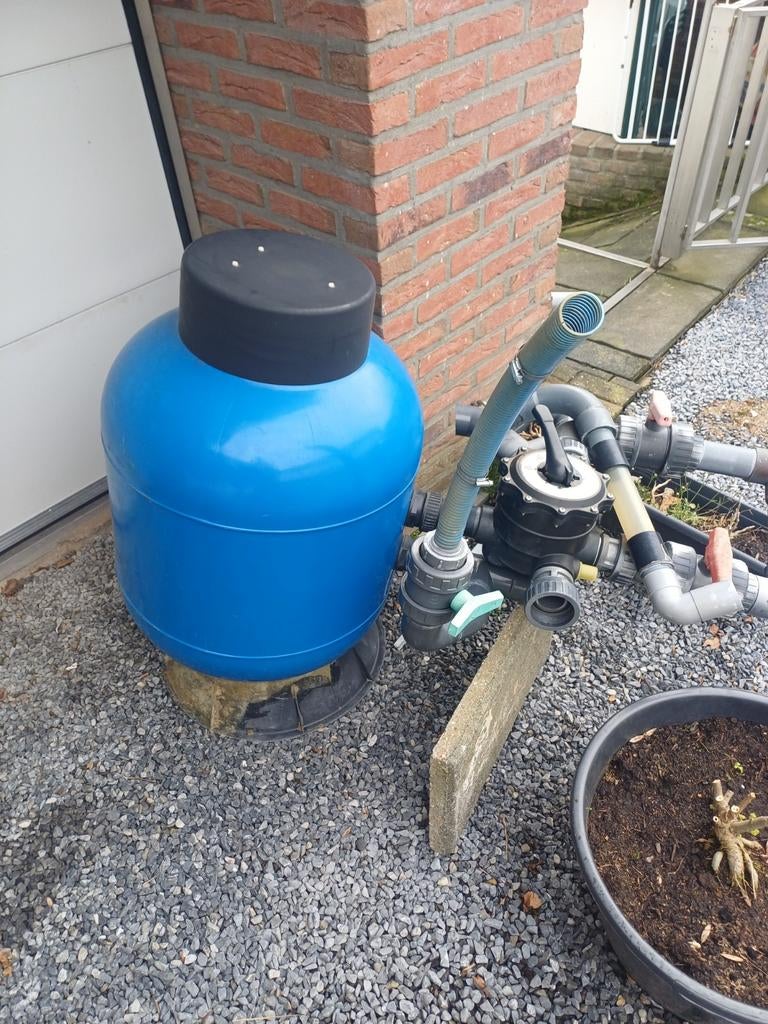 Beadfilter met 4 zakken beads, Ophalen, Gebruikt