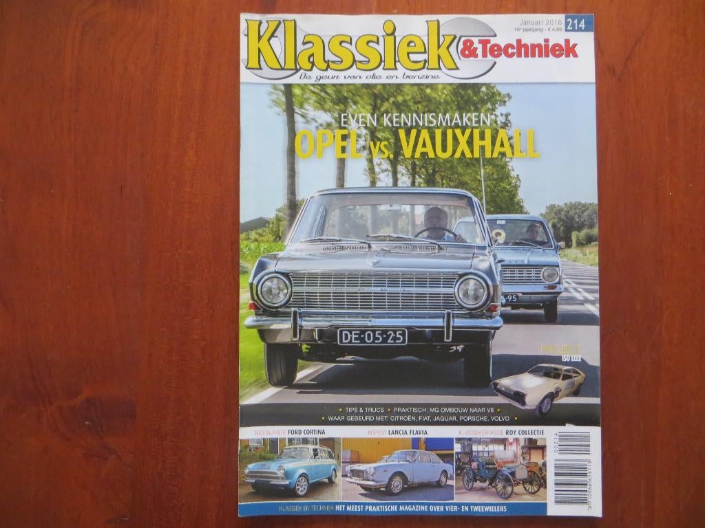 Klassiek & Techniek 214 Opel Rekord, Vauxhall Victor, Ophalen of Verzenden, Nieuw, Opel