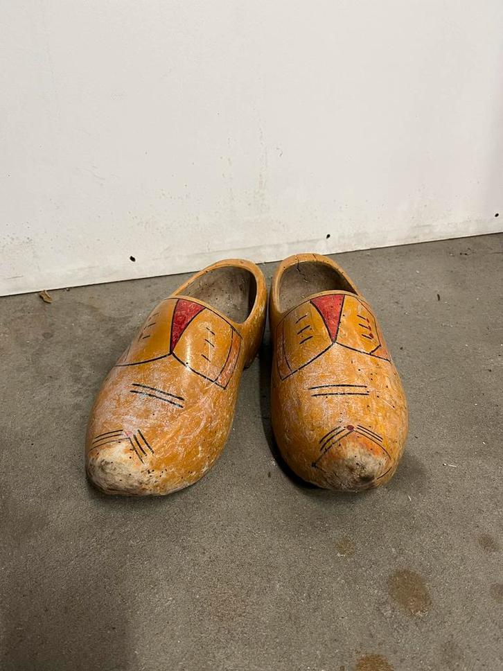 Nostalgische Oude Klompen - Decoratie, Antiek en Kunst, Curiosa en Brocante, Ophalen of Verzenden