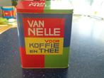 van nelle blik 15.5 x 12.5 x 8 cm rood/blauw/groen, Ophalen of Verzenden, Zo goed als nieuw, Koffie, Van Nelle