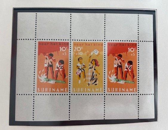 1966 Bloc Kinderzegels, Postzegels en Munten, Postzegels | Suriname, Ophalen of Verzenden, Postfris