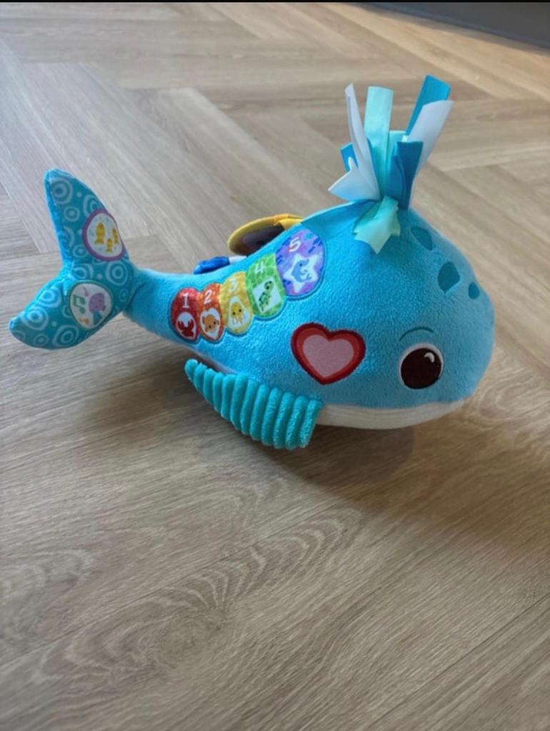 Baby speelgoed VTech activiteitenknuffel, Kinderen en Baby's, Ophalen of Verzenden, Zo goed als nieuw, 6 maanden tot 2 jaar