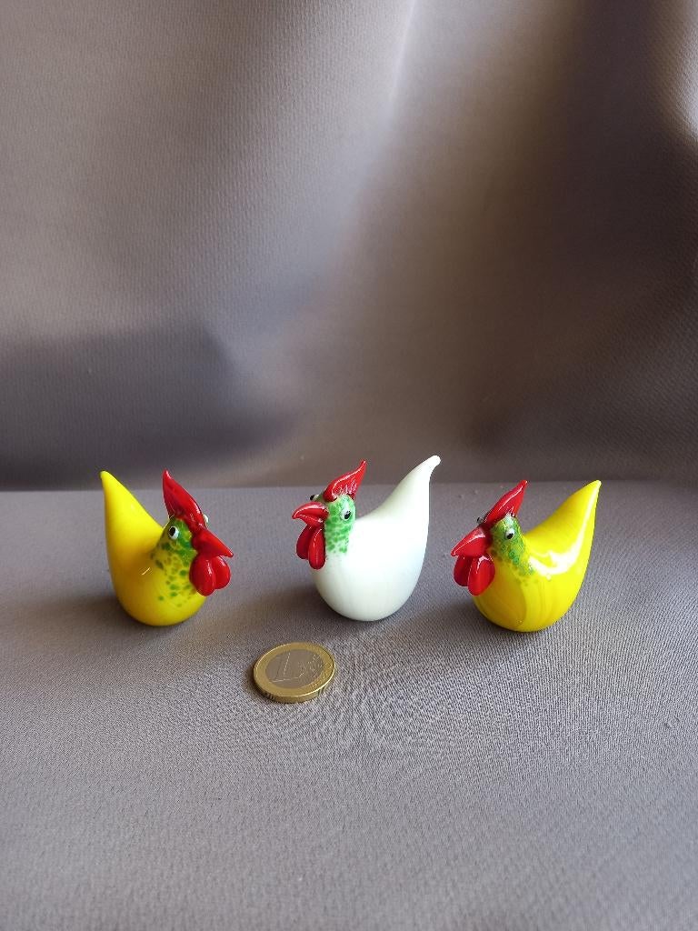 Murano glas haan, Antiek en Kunst, Antiek | Glas en Kristal, Ophalen of Verzenden