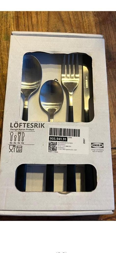 IKEA Löftesrik bestekset nieuw in doos !, Ophalen, Nieuw, Rvs of Chroom