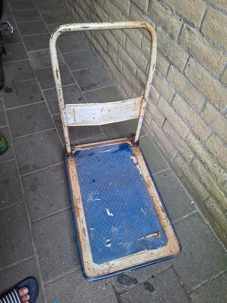 Kar, Doe-het-zelf en Verbouw, Transportwagens, 100 liter of meer, Ophalen of Verzenden, Zo goed als nieuw, Transportkar