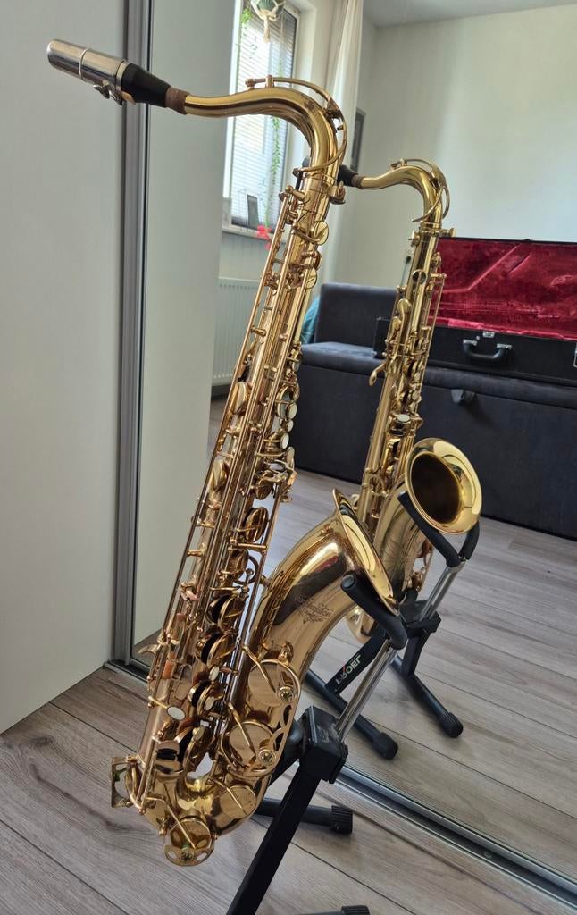 Tenorsaxofoon Expression met Selmer C* mondstuk, Muziek en Instrumenten, Blaasinstrumenten | Saxofoons, Ophalen, Gebruikt, Tenor