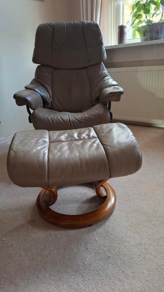 Stressless stoel met hocker, Ophalen of Verzenden