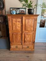 Bureaukast teakhout, Ophalen, 70 tot 120 cm, Zo goed als nieuw, 40 tot 80 cm