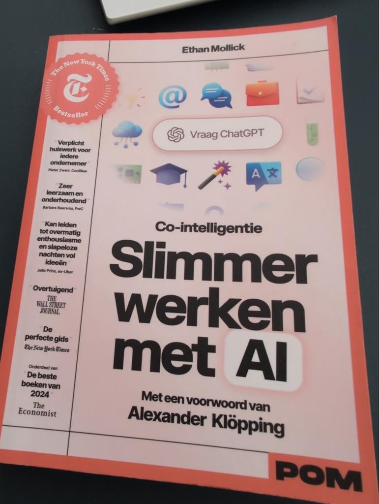 Slimmer werken met AI - Ethan Mollick, Boeken, Informatica en Computer, Ophalen of Verzenden