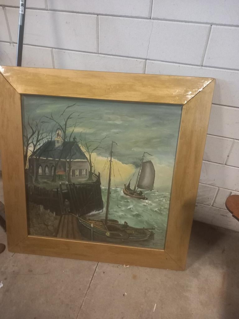 Schilderij prijs € 25.00, Ophalen of Verzenden
