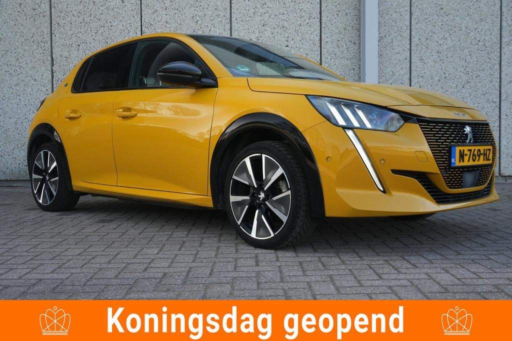 Peugeot E-208 EV Allure 50 kWh GT PACK BTW/Camera/cruise/sto, Auto's, 136 pk, Gebruikt, Overige kleuren, 136 min