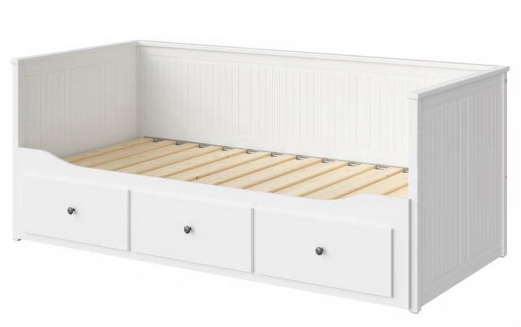 Bed, Ophalen, Eenpersoons, Wit, Zo goed als nieuw