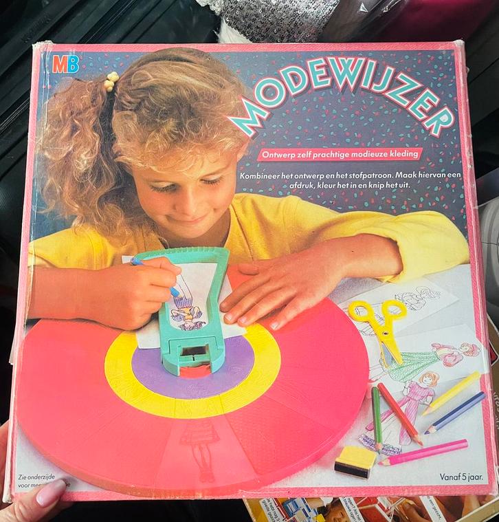Vintage Modewijzer – creatieve ontwerp set (MB), Kinderen en Baby's, Speelgoed | Overig, Zo goed als nieuw, Jongen, Ophalen of Verzenden