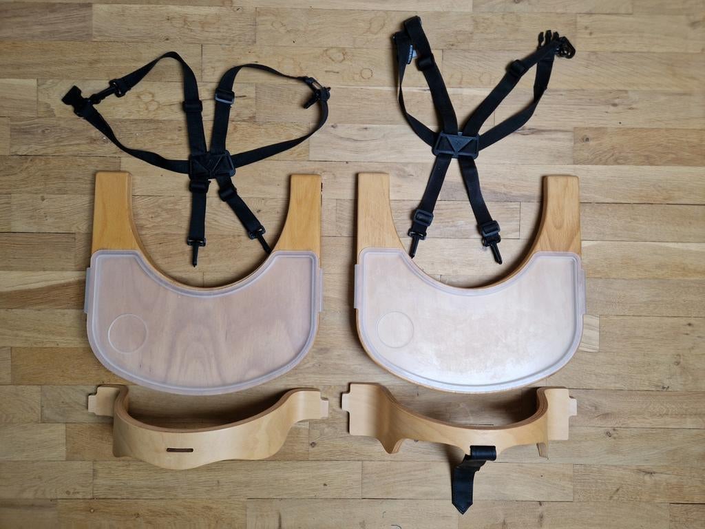 Kidsmill Up kinderstoel accessoires - Eetblad en Gordel, Ophalen of Verzenden, Gebruikt, Overige typen, Gordel(s)