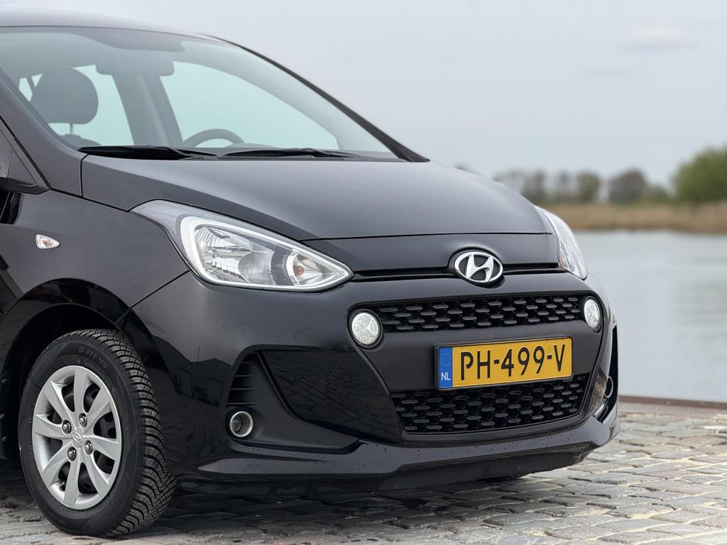Hyundai i10 1.0i Go!|Bluetooth|Cruise|Navi|Clima, Auto's, Hyundai, Voorwielaandrijving, Euro 5, Stof, Gebruikt