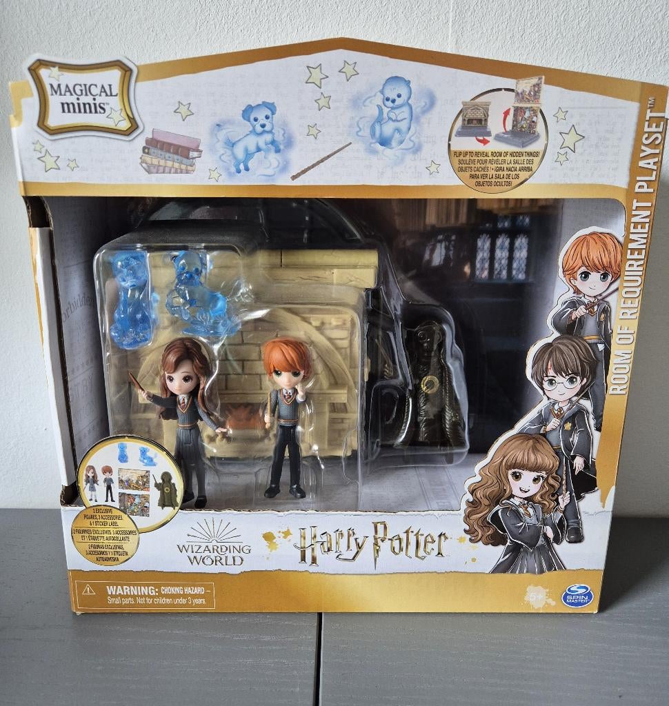 magical minis set Ron en Hermione, Ophalen of Verzenden, Zo goed als nieuw, Actiefiguurtje