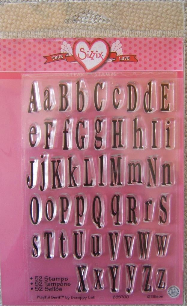 Sizzix clear stamps sets . zie aanbieding hieronder, Ophalen of Verzenden, Nieuw, Clearstamp