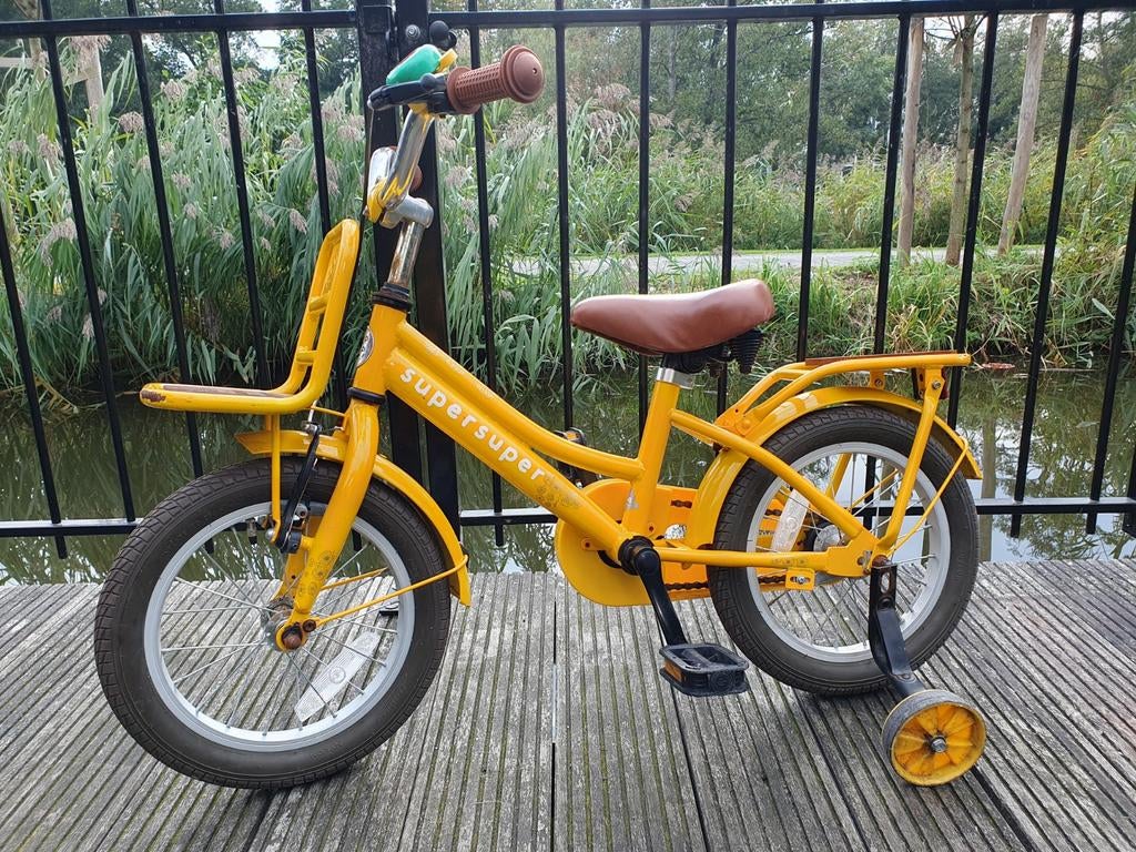Kinderfiets 14 inch, Fietsen en Brommers, Fietsen | Kinderfietsjes, Ophalen of Verzenden, Minder dan 16 inch, Zijwieltjes