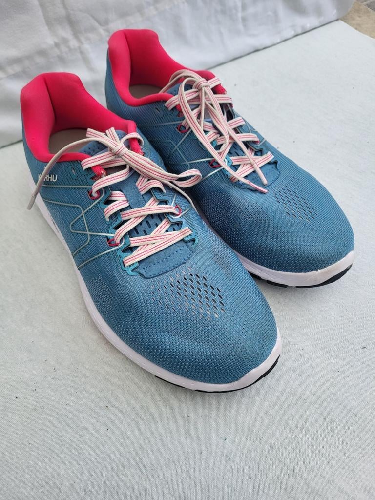 Karhu hardloopschoenen - Blauw/Roze, Overige merken, Gebruikt, Hardloopschoenen, Ophalen of Verzenden