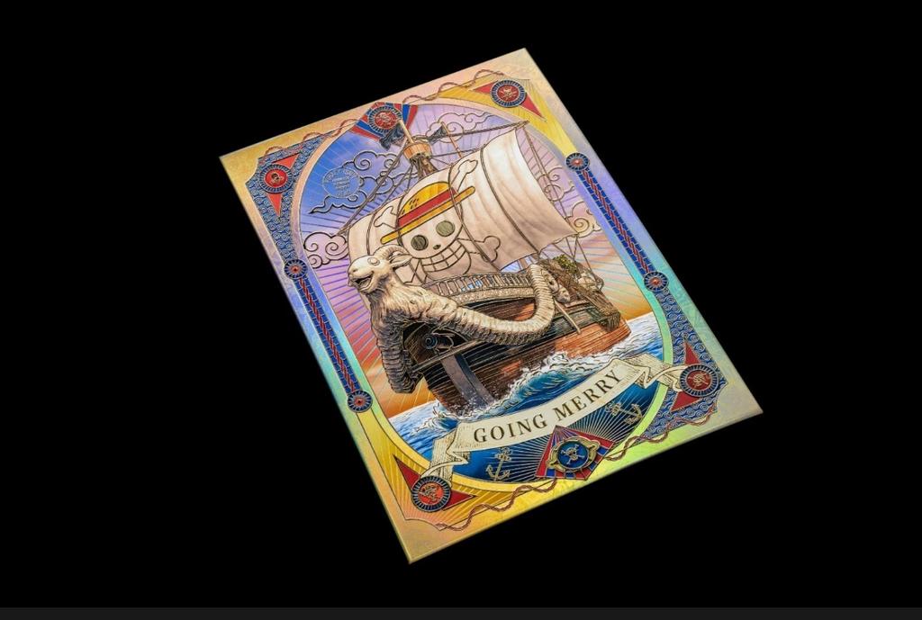 Displate Limited Edition - Going Merry - One Piece, Verzamelen, Ophalen of Verzenden, Nieuw, A1 t/m A3, Film en Tv